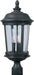 3021CDBZ - Dover Cast 3-Light Outdoor Pole/Post Lantern in Bronze with Seedy Glass by Maxim Lighting