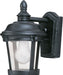 3026CDBZ - Dover Cast 1-Light Outdoor Wall Lantern in Bronze with Seedy Glass by Maxim Lighting