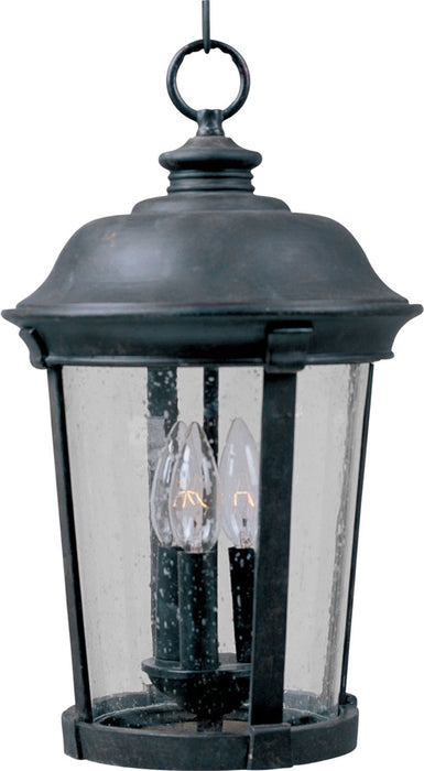 3029CDBZ - Dover Cast 3-Light Outdoor Hanging Lantern in Bronze by Maxim Lighting