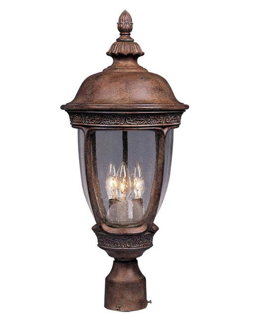 3461CDSE - Knob Hill Cast 3-Light Outdoor Pole/Post Lantern in Sienna by Maxim Lighting