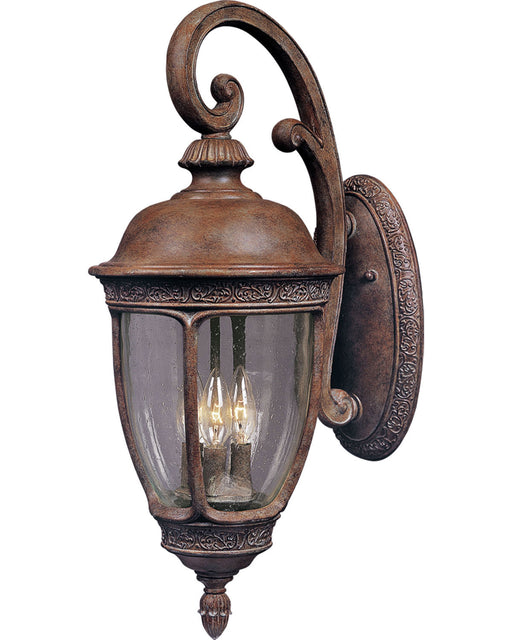 3464CDSE - Knob Hill Cast 3-Light Outdoor Wall Lantern in Sienna by Maxim Lighting