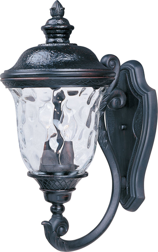 3423WGOB - Carriage House DC 2-Light Outdoor Wall Lantern in Oriental Bronze by Maxim Lighting