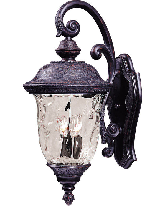 3496WGOB - Carriage House DC 2-Light Outdoor Wall Lantern in Oriental Bronze by Maxim Lighting