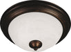 5841MROI - Essentials 2-Light Flush Mount in Oil Rubbed Bronze with Marble Glass by Maxim Lighting