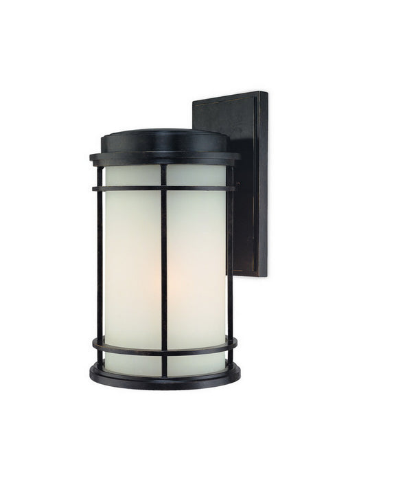 9102-68- La Mirage Outdoor 1-Light Wall Sconce in Winchester with Satin White Glass by Dolan Designs