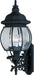 1037BK - Crown Hill 4-Light Outdoor Wall Lantern in Black by Maxim Lighting