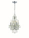 3224-CH-CL-MWP- Imperial 4-Light Mini Chandelier in Polished Chrome with Clear Hand Cut Crystal by Crystorama