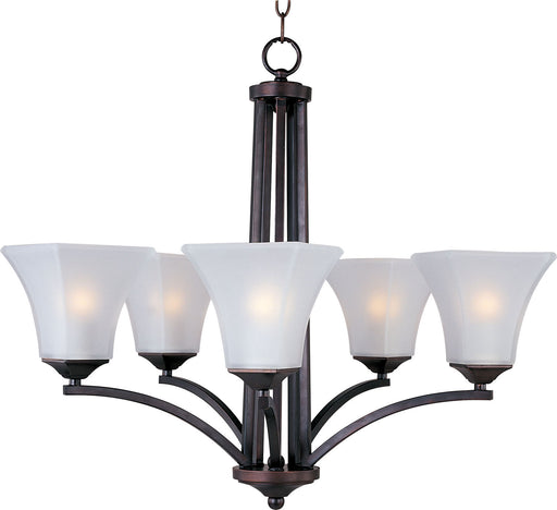 20095FTOI - Aurora 5-Light Chandelier in Oil Rubbed Bronze by Maxim Lighting