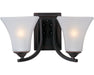 20099FTOI - Aurora 2-Light Bath Vanity in Oil Rubbed Bronze by Maxim Lighting