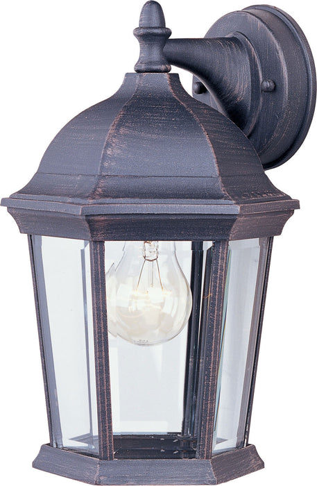 1024RP - Builder Cast 1-Light Outdoor Wall Lantern in Rust Patina with Clear Glass by Maxim Lighting