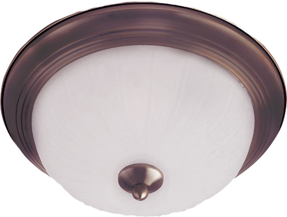 5830FTOI - Essentials 1-Light Flush Mount in Oil Rubbed Bronze with Frosted Glass by Maxim Lighting