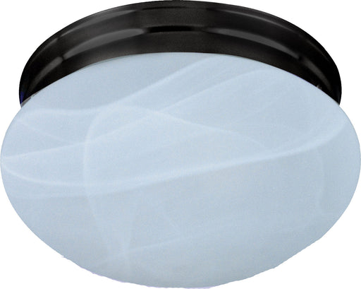 5885MROI - Essentials 2-Light Flush Mount in Oil Rubbed Bronze with Marble Glass by Maxim Lighting