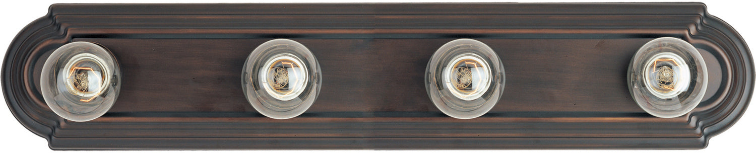 7124OI - Essentials 4-Light Bath Vanity in Oil Rubbed Bronze by Maxim Lighting