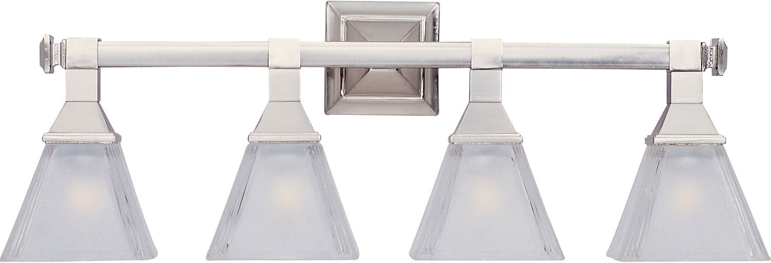 11079FTSN - Brentwood 4-Light Bath Sconce in Satin Nickel by Maxim Lighting