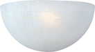 20585MRWT - Essentials 1-Light Wall Sconce in White with Marble Glass by Maxim Lighting