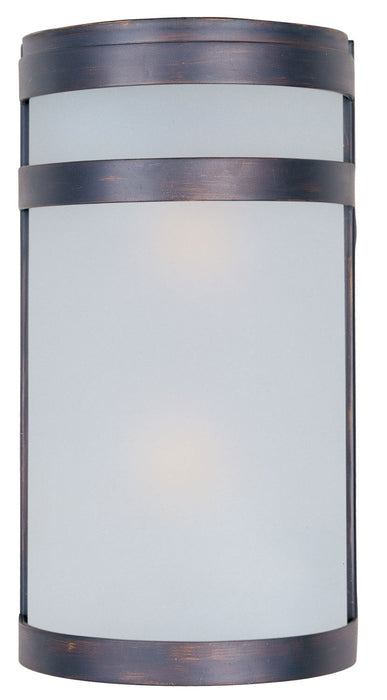 5002FTOI - Arc 2-Light Outdoor Wall Lantern in Oil Rubbed Bronze by Maxim Lighting