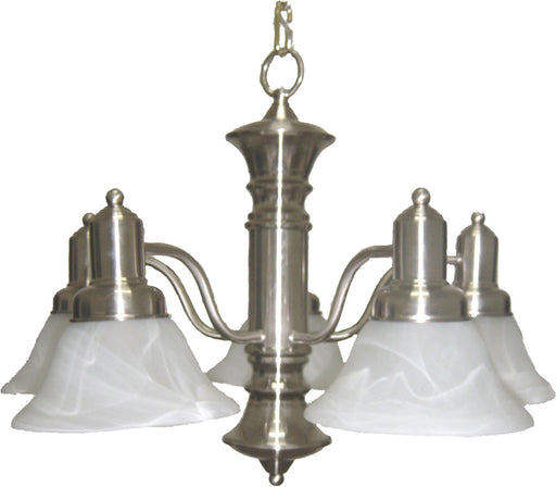 20325MRSN - Newburg 5-Light Chandelier in Satin Nickel by Maxim Lighting