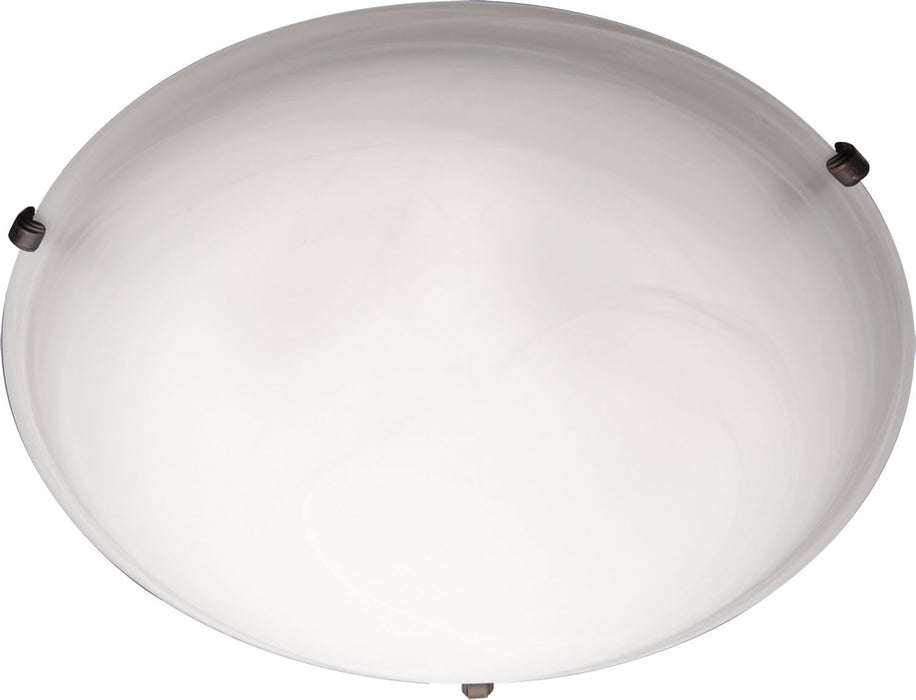 2680MROI - Malaga 2-Light Flush Mount in Oil Rubbed Bronze with Marble Glass by Maxim Lighting