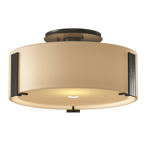 Impressions Semi-Flush in Dark Smoke - 126753-SKT-07-GG0218 by Hubbardton Forge