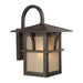 Medford Lakes One Light Outdoor Wall Lantern in Statuary Bronze