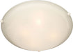 11060MRWT - Malaga 4-Light Flush Mount in White with Marble Glass by Maxim Lighting