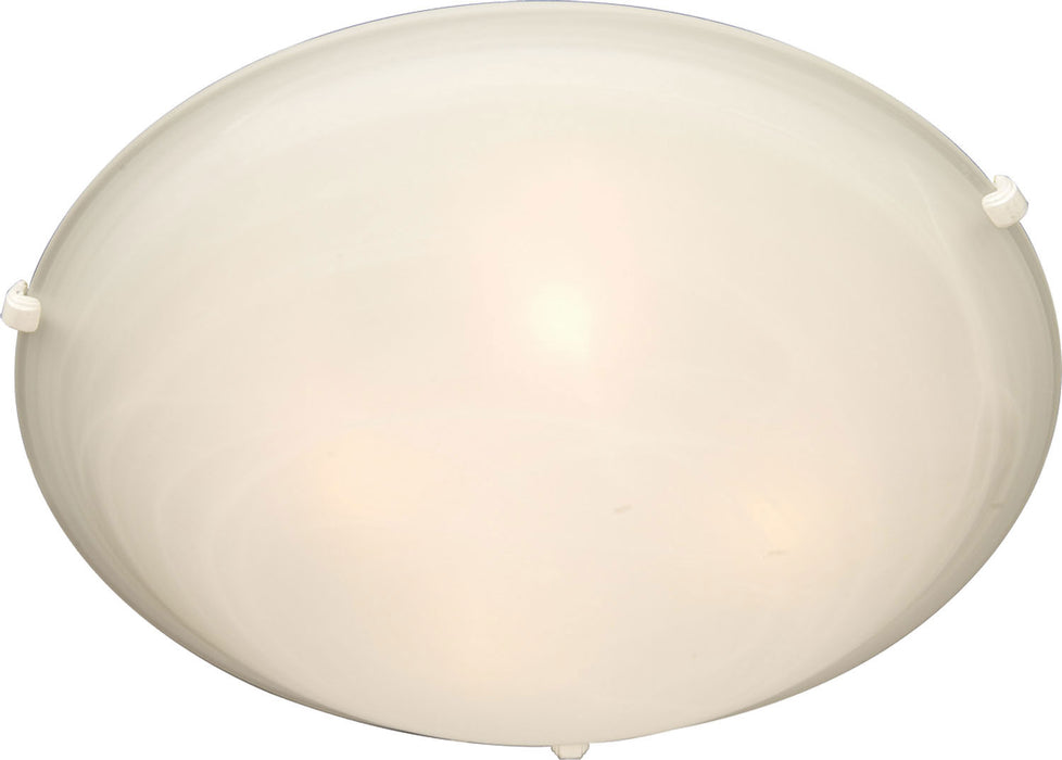 11060MRWT - Malaga 4-Light Flush Mount in White with Marble Glass by Maxim Lighting