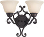 12212FIOI - Manor 2-Light Wall Sconce in Oil Rubbed Bronze by Maxim Lighting