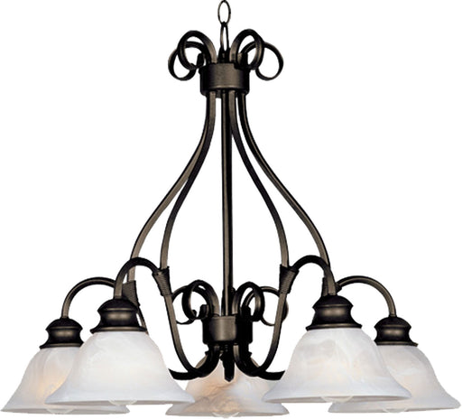 2657MRKB - Pacific 5-Light Chandelier in Kentucky Bronze by Maxim Lighting