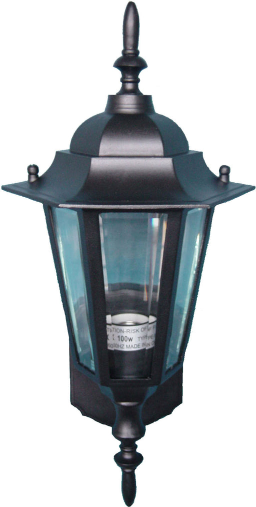 3000CLBK - Builder Cast 1-Light Outdoor Wall Mount in Black with Clear Glass by Maxim Lighting