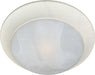 5852MRTW - Essentials 3-Light Flush Mount in Textured White with Marble Glass by Maxim Lighting