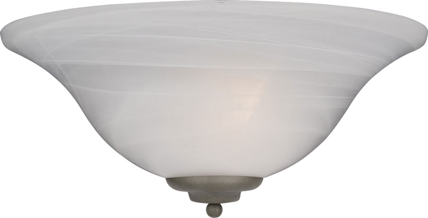 20582MRPE - Essentials 1-Light Wall Sconce in Pewter with Marble Glass by Maxim Lighting