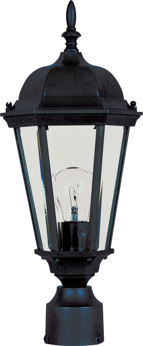 1001BK - Westlake Cast 1-Light Outdoor Pole/Post Lantern in Black by Maxim Lighting