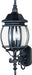 1033BK - Crown Hill 3-Light Outdoor Wall Lantern in Black with Clear Glass by Maxim Lighting