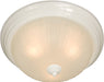 5832FTWT - Essentials 3-Light Flush Mount in White with Frosted Glass by Maxim Lighting