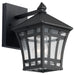 Herrington One Light Outdoor Wall Lantern in Black