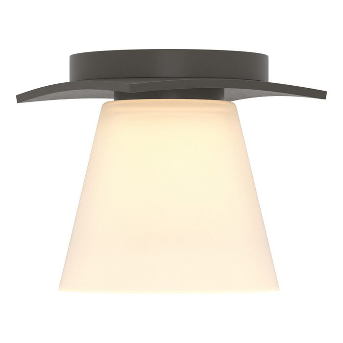 Wren Flush Mount in Dark Smoke - 126601-SKT-07-GG0242 by Hubbardton Forge