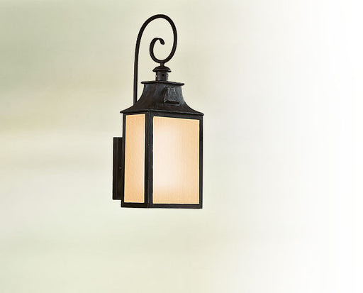 B9002-SFB- Newton 2-Light Wall Lantern Medium in Old Bronze with Clear Seeded Glass by Troy Lighting