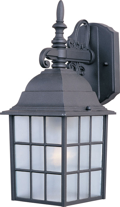 1051BK - North Church 1-Light Outdoor Wall Lantern in Black with Clear Glass by Maxim Lighting