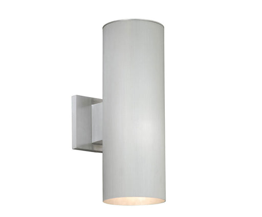 CO-OWB052SL- Chiasso 5" Outdoor Wall Light in Satin Aluminum by Vaxcel