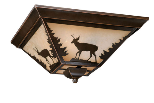 CC55414BBZ- Bryce 14" Flush Mount in Burnished Bronze by Vaxcel