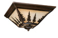 CC55514BBZ- Yosemite 14" Flush Mount in Burnished Bronze by Vaxcel