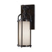 Dakota One Light Outdoor Wall Lantern in Espresso