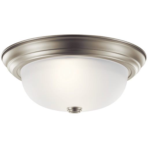 8112NI- Flush Mount 2-Light in Brushed Nickel by Kichler Lighting