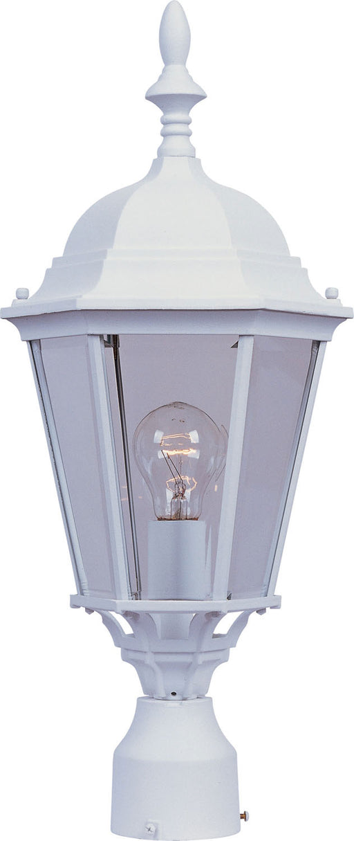 1005WT - Westlake Cast 1-Light Outdoor Pole/Post Lantern in White by Maxim Lighting