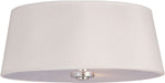 12751WTPN - Rondo 3-Light Flush Mount in Polished Nickel with White Glass by Maxim Lighting