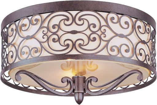 21151WHUB - Mondrian 2-Light Flush Mount in Umber Bronze by Maxim Lighting