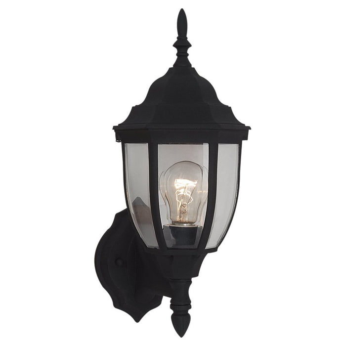 Bakersville One Light Outdoor Wall Lantern in Black