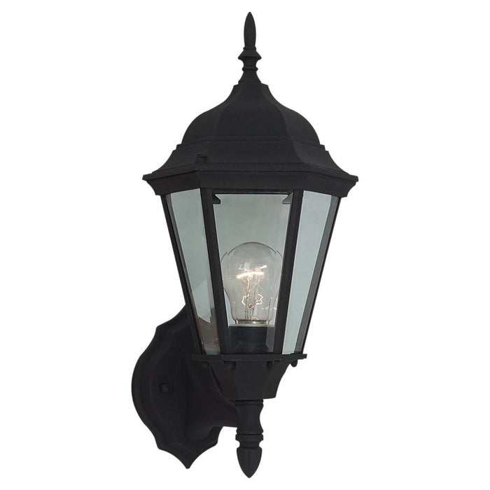 Bakersville One Light Outdoor Wall Lantern in Black