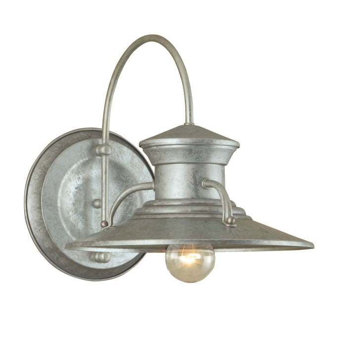 5155-GA-NG- Large Budapest Wall Mount in Galvanized by Norwell Lighting