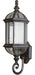 4180 BK- Wentworth 1-Light Wall Lantern in Black with Clear Beveled Glass by Trans Globe Lighting